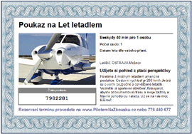 D�rkov� poukaz na vyhl�dkov� let